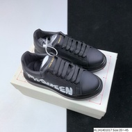 Italian High Luxury Brand Alexander McQueen Alexander McQueen Sole Leather Sneakers Low-Top Fashion 