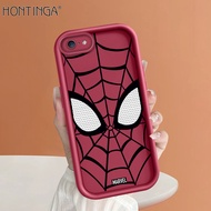 เคส Hontinga สำหรับ Iphone 5 5S SE 2016 6 6 6S 7 8 Plus SE 2020 X XR XS Max Spider Man เคสนิ่มแบบดั้