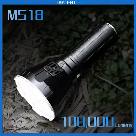 IMALENT MS18 Flashlight Super Bright 100000 Lumens Lamp Rechargeable Waterproof Professional LED Tor