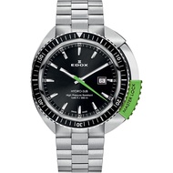Edox Hydrosub Quartz Watch black/steel/green ED53200-3NVM-NIN