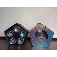 Number: G2020 Gedden Five Elements Golden Wood Water Fire Soil Glass (A Set Of 5 Items)