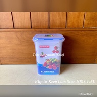 Lion Star Klip To Keep / Food Container 1003 1.5 Ltr KLIP TO KEEP 1003 (1500ml) KP-53