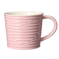 Rare Popular Starbucks 2016 Winter Pink Striped Mug 296 ml Unused from Japan