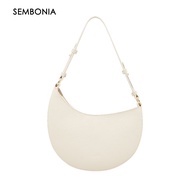 SEMBONIA Gianna Crescent Shoulder Bag - 0604007-002 PU Crossbody Bag