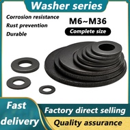 Factory direct selling Black 8.8 level flat gasket metal meson Huawei thickened flat gasket ultra thin washer m2m3m5m6m8m10