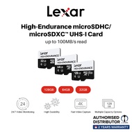 LEXAR Card High-Endurance microSDHC UHS-I - 32GB, 64GB & 128GB
