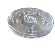 Diy Transparent Rotating Turntable Display Stand Base 360 Degree Manual Rotating