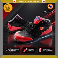 76Lubricants 76-3041 Safety work Shoes - Men's, Black & Red