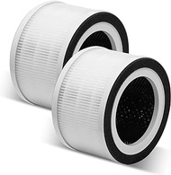 UPARTS - 2-Pack Fillo/Halo/Allo True HEPA Replacement Filter Compatible with Fillo/Halo/Allo Air Purifier, 3-in-1 H13 True HEPA Filtration Filters
