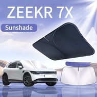 2025 ZEEKR 7X Car Sun Protection Thermal Insulation Sun Shield Umbrella Curtain Front Windshield Cov