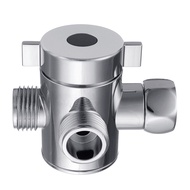 Multifunction 3 Way Shower Head Diverter Valve G1/2 Three Function Switch Adapter Connector T-adapte