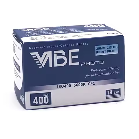 1-10Rolls VIBE Max 400 Color film ISO 400 135 Negative film 18EXP/Roll for VIBE 501F Camera and 135 