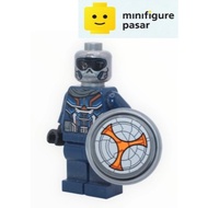 sh0674 Lego Marvel Super Heroes Black Widow 77905 - Taskmaster Minifigure w Shield & Sword - New