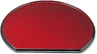 J-kitchens Obon 16.1 inches (4 cm) Half Moon Double-Sided Tray (Bon Tray, Bon), Goto Nisamon, Non-Sl