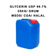 GLYCERIN  99.7 % USP GRADE (Food Grade) 25KG with HALAL Certificate | GLISERIN 99.7% GRED USP (Gred 