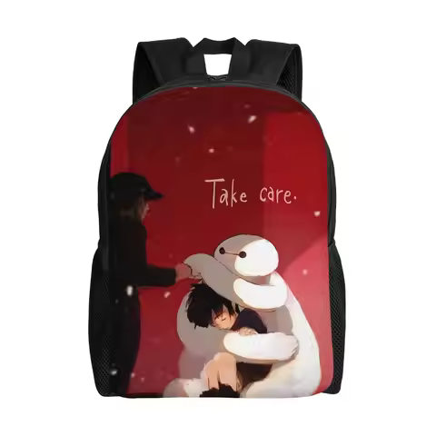 1PC Backpack Happy Disney animation Daypack Big Hero 6 Baymax Robot Versatile Camping Sturdy Shoulde