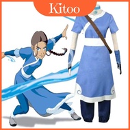 Katara's Eye-Catching Blue Cosplay Suit - Inspired by Avatar: The Last Airbender