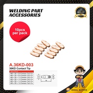 ADX 36KD CONTACT TIP MIG Torch Consumable 0.8/1.0/1.2MM 10PCS (HMB36-3)