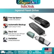 Sandisk Ixpand Flash Drive Flip/Ixpand Mini Dual Drive OTG USB Compatible with iPhone (256GB/128GB/6