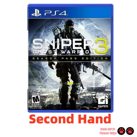 Sony Playstatio4 PS4 Genuine Second Hand Game CD SNIPER GHOST WARRIOR 3 Playstation4 Game Card SONY 