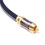 HIFI Digital Coaxial Audio/Video cable 1 Male to 1 Male Rca Cable Gold speaker cable Hifi Subwoofer