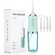 Oral Irrigator Portable Dental Water Flosser USB Rechargeable Water Jet Floss Tooth Pick 4 Jet Tip 2