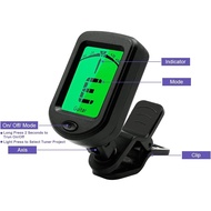 Electronic Tuner Tuning Guitar Bass Guitar Violin Ukulele Chromatic Musical Instrument