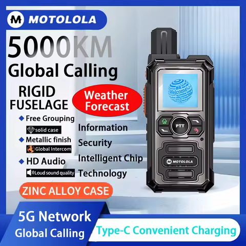 MOTOLOLA Walkie Talkies Unlimited Range Radio Nationwide 4G Long Range Walkie Talkie 5000 Miles Hand