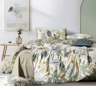 Sprei Katun Jepang Motif Bunga Pink Shabby Floral Abstrak - Grosir Sprei Murah Surabaya