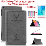 Case for Samsung Galaxy Tab A 2019 SM-T510 SM-T515 T510 T515 Tablet cover Stand Case for Tab A 10.1'' 2019 tablet case+gift