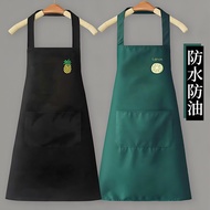 2025 New Style Apron Household Waterproof Oil-Proof Kitchen Dedicated Cooking Female Catering Cafete