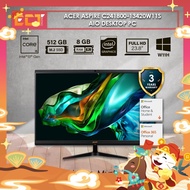 Acer Aspire C241800-13420W11S AIO Desktop PC (i5-13420H 4.6GHz,8GB D4,512GB SSD,Intel,24" FHD,W11,H2