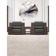 Combination Area Conference Guest Leather Art VIP Rest Sofa Single Reception Room Office Business Ne