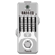 Bass EQ Pedal 5-Band EQ Pedal Electric Bass Equalizer (62.5Hz 125Hz 500Hz 1kHz 4kHz) Provides ±18dB 