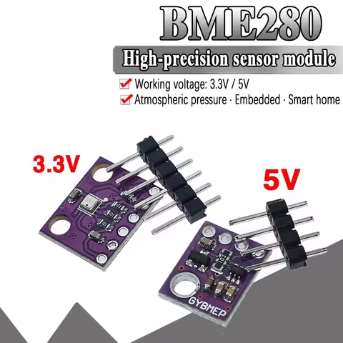 official GY-BME280-3.3 BME280 5V 3.3V Digital Sensor Temperature Humidity Barometric Pressure Sensor