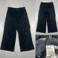 417 Edifice Black Cargo Pants Japanese Brand.