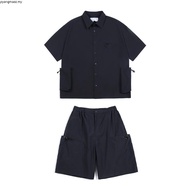 DR MISTER Eternal Utility Shorts - Black