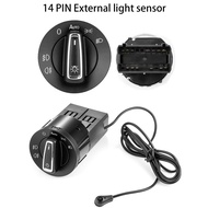 Car Headlight Control Switch Light Sensor For Volkswagen VW Golf Jetta MK5 6 Passat B5 B6 Tiguan Polo Seat Lupo Fog Lamp Switch