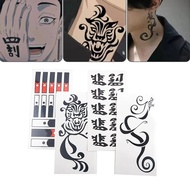Anime Tokyo Revengers Tattoos Draken Cosplay Sticker Ken Ryuguji Waterproof Temporary Tattoo Sticker