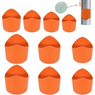 10 Pack Pipe Saddle Template, Precision Pipe Saddle Template Cutting Guide for Accurate Arc Edge Con