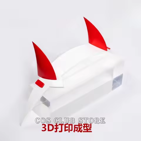 Pink Anime DARLING 02 Pilot Suit in The FRANXX 02 Cosplay Horn Headband for Cosplay (Inspired By Fut