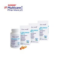 Live-Well E-Balance 400IU 60's X 3