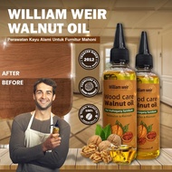 WILLIAM WEIR Walnut Wood Care Wood Polish Furniture oil 100ml Anti-Fungus Quick-Drying Moisturizing 