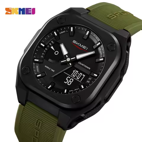 SKMEI Daylight Saving Time Quartz Watches For Mens Women Sports Digital Electronics Waterproof Wrist