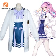 Hololive Vtuber Minato Aqua Cosplay Clothing Daily Dress Full Set Costume Suit for Woman JK Outfits 
