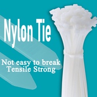 100pcs Nylon Cable Tie 3x100mm White Color Self-locking Plastic Wire Zip Tie MK