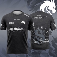 New 2026 Team Spirit Esports Jersey Men Fashion Summer Casual Short Sleeve Tops