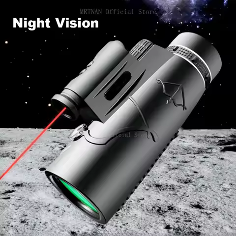 50X60 Zoom HD Powerful Binoculars Long Range Portable Professional Telescope Monocular for Hunting