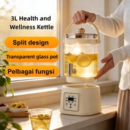 Ready Stock 3L Split Glass Health Kettle Touch Screen Appointment Constant Temperature Large Capacit