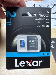2TB!!! 2TB!!!【全新】Lexar BLUE Series 2TB MicroSDXC 記憶卡 (連 SD 轉接卡)